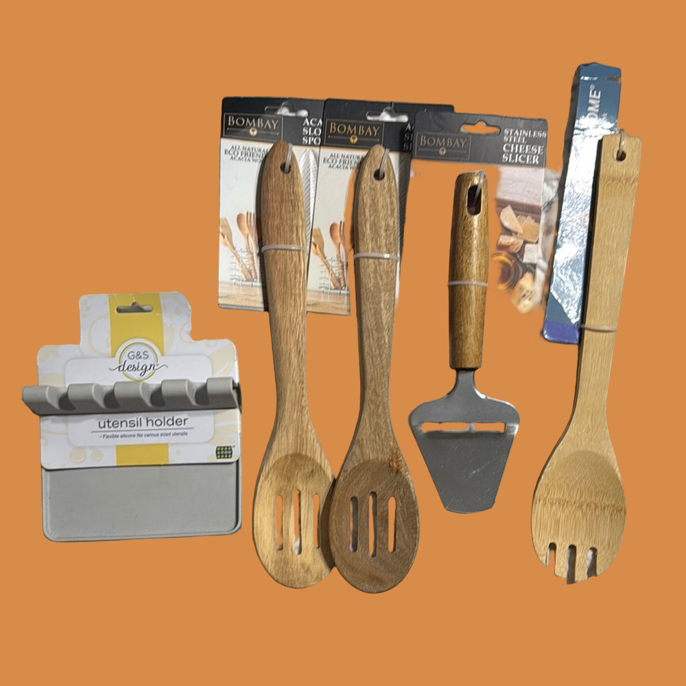 Bombay Natural Wood Kitchen Utensil Collection